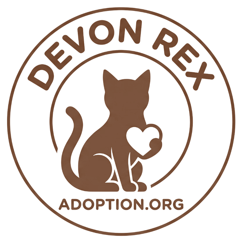 Devon Rex Adoption badge logo